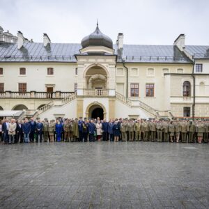 Zdjęcie przedstawia uczestników Święta Straży Granicznej