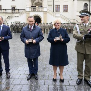 Zdjęcie przedstawia uczestników Święta Straży Granicznej