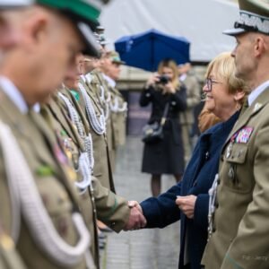 Zdjęcie przedstawia uczestników Święta Straży Granicznej