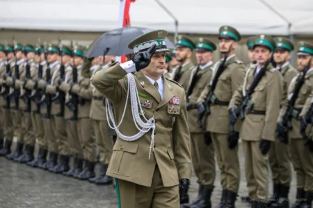 Zdjęcie przedstawia uczestników Święta Straży Granicznej