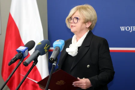 Teresa Kubas-Hul, Wojewoda Podkarpacki podczas konferencji prasowej