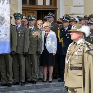 Zdjęcie przedstawia uczestników obchodów Święta 21 Brygady Strzelców Podhalańskich