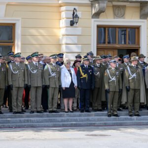 Zdjęcie przedstawia uczestników obchodów Święta 21 Brygady Strzelców Podhalańskich
