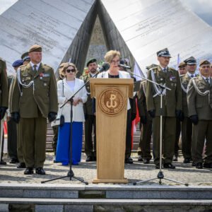Uczestnicy przysięgi wojskowej 20 Przemyskiej Brygady Obrony Terytorialnej