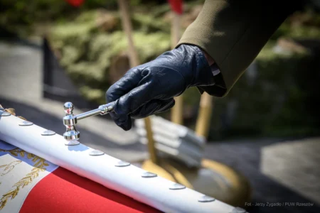 Uczestnicy przysięgi wojskowej 20 Przemyskiej Brygady Obrony Terytorialnej