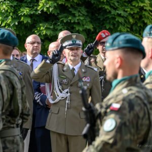 Zdjęcie przedstawia uczestników obchodów Święta 21 Brygady Strzelców Podhalańskich