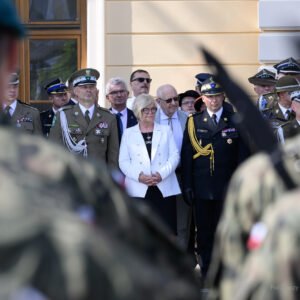 Zdjęcie przedstawia uczestników obchodów Święta 21 Brygady Strzelców Podhalańskich