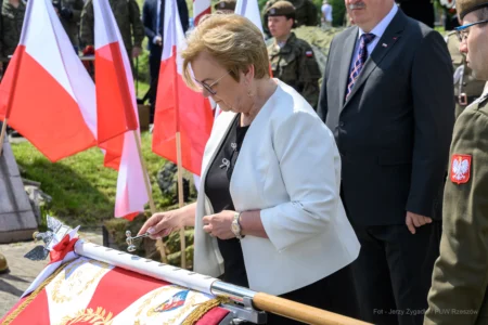 Uczestnicy przysięgi wojskowej 20 Przemyskiej Brygady Obrony Terytorialnej