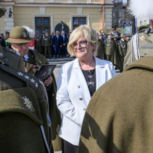 Zdjęcie przedstawia uczestników obchodów Święta 21 Brygady Strzelców Podhalańskich