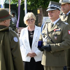 Zdjęcie przedstawia uczestników obchodów Święta 21 Brygady Strzelców Podhalańskich