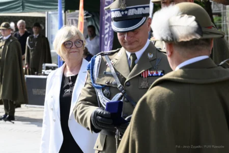 Zdjęcie przedstawia uczestników obchodów Święta 21 Brygady Strzelców Podhalańskich