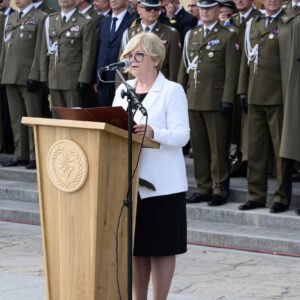 Zdjęcie przedstawia uczestników obchodów Święta 21 Brygady Strzelców Podhalańskich