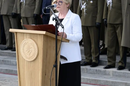 Zdjęcie przedstawia uczestników obchodów Święta 21 Brygady Strzelców Podhalańskich