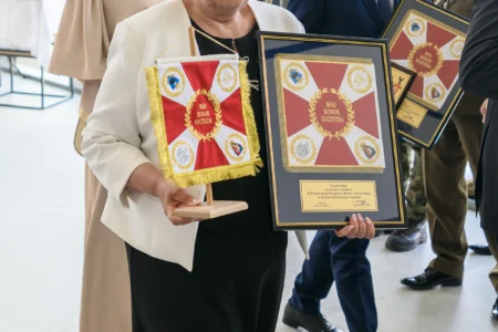 Uczestnicy przysięgi wojskowej 20 Przemyskiej Brygady Obrony Terytorialnej