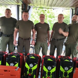 Funkcjonariusze Państwowej Straży Rybackiej