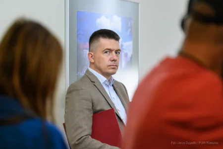 Bartosz Gubernat, rzecznik prasowy wojewody podkarpackiego.