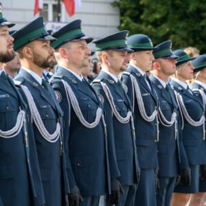 Zdjęcie przedstawia uczestników obchodów Dnia Krajowej Administracji Skarbowej