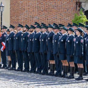 Zdjęcie przedstawia uczestników obchodów Dnia Krajowej Administracji Skarbowej