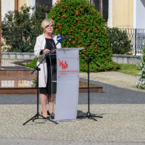 Zdjęcie przedstawia uczestników obchodów Dnia Krajowej Administracji Skarbowej