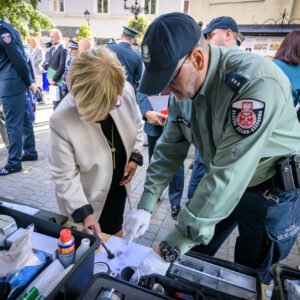 Zdjęcie przedstawia uczestników obchodów Dnia Krajowej Administracji Skarbowej