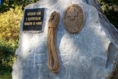 Uczestnicy obchodów z okazji Dnia Ratownika Górskiego