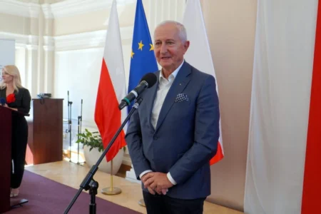 Zdjęcie przedstawia uczestników gali Lodołamacze