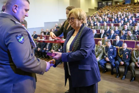 Zdjęcie przedstawia uczestników obchodów Święta Terenowych Organów Wykonawczych Ministra Obrony Narodowej