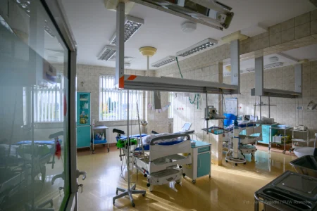 Wnętrze jednego z oddziałów Szpitala Powiatowego w Lubaczowie.