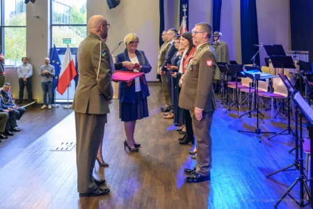 Zdjęcie przedstawia uczestników obchodów Święta Terenowych Organów Wykonawczych Ministra Obrony Narodowej