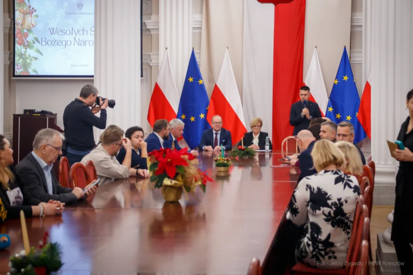 Spotkanie z przedstawicielami mediów w Podkarpackim Urzędzie Wojewódzkim,