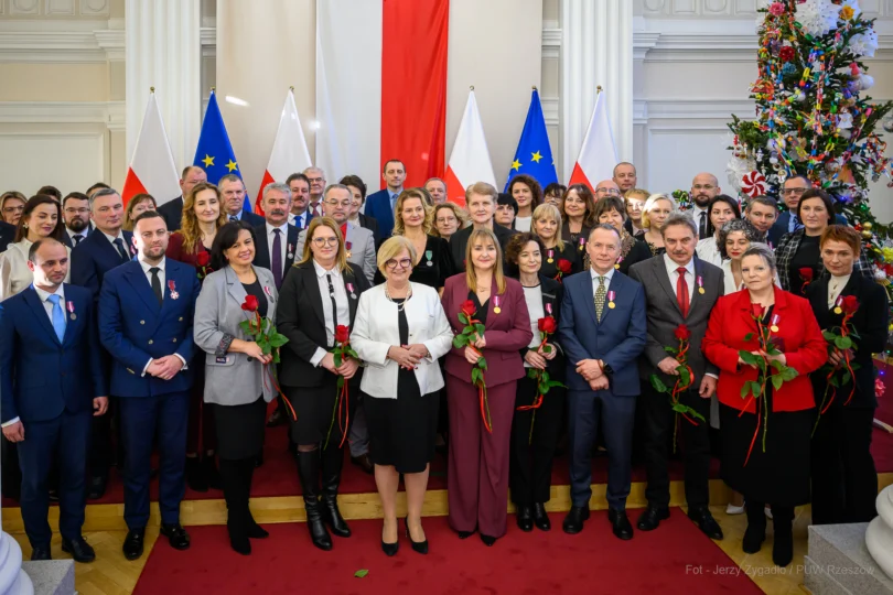 Wręczenie odznaczeń w PUW Rzeszów.