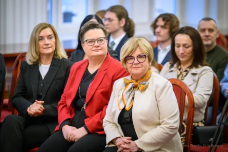 Zdjęci przedstawia uczestników spotkania z minister Katarzyną Lubnauer