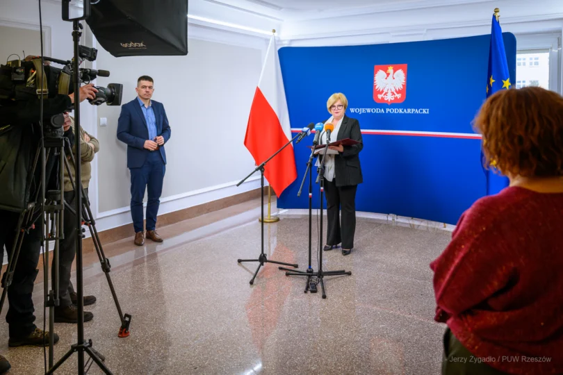 Konferencja wojewody podkarpackiego w sprawie RFRD na 2026 rok.