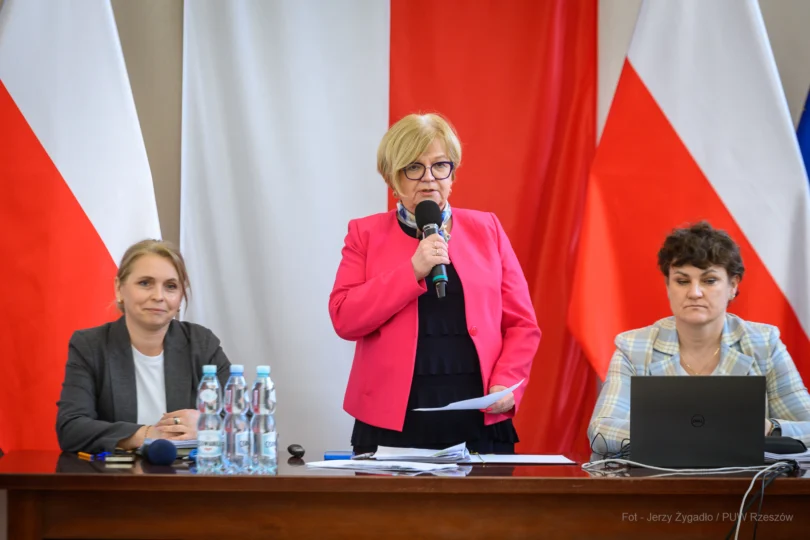 Zdjęcie przedstawia uczestników spotkania z samorządami